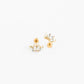 Pip Pop Post - Diamond Crawler Stud Earrings - Hypoallergenic, Girl Gift