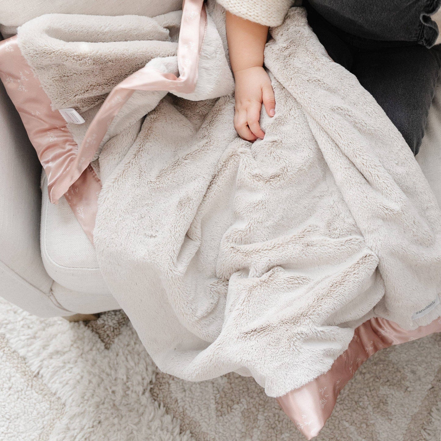 Satin Border Receiving Blanket