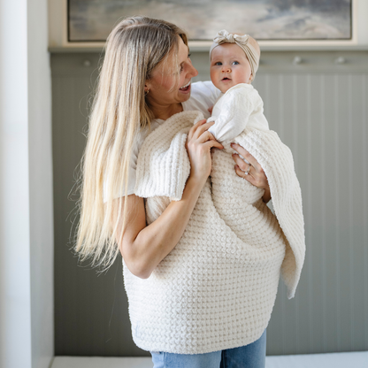 Saranoni - WAFFLE KNIT RECEIVING BLANKETS