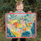USA 48 Piece Giant Rectangle Puzzle