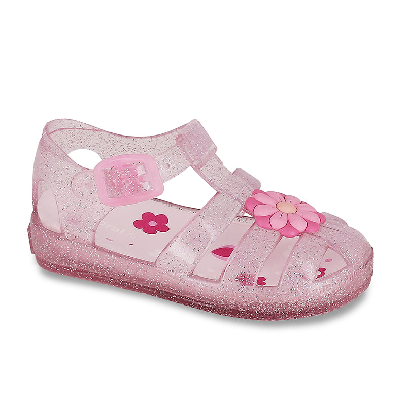 Sparkly Pink Beach Shoes