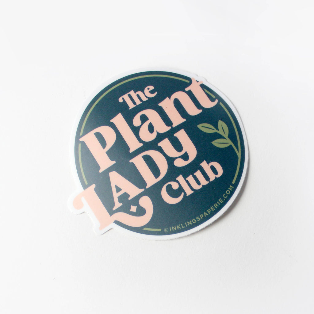 Inklings Paperie - Vinyl Sticker -  Plant Lady Club