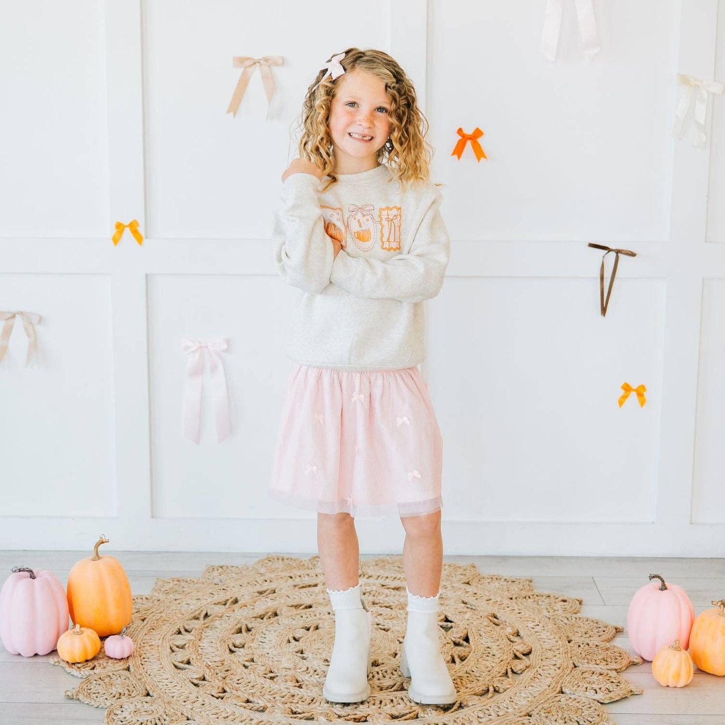 Pumpkin Cameo Sweatshirt