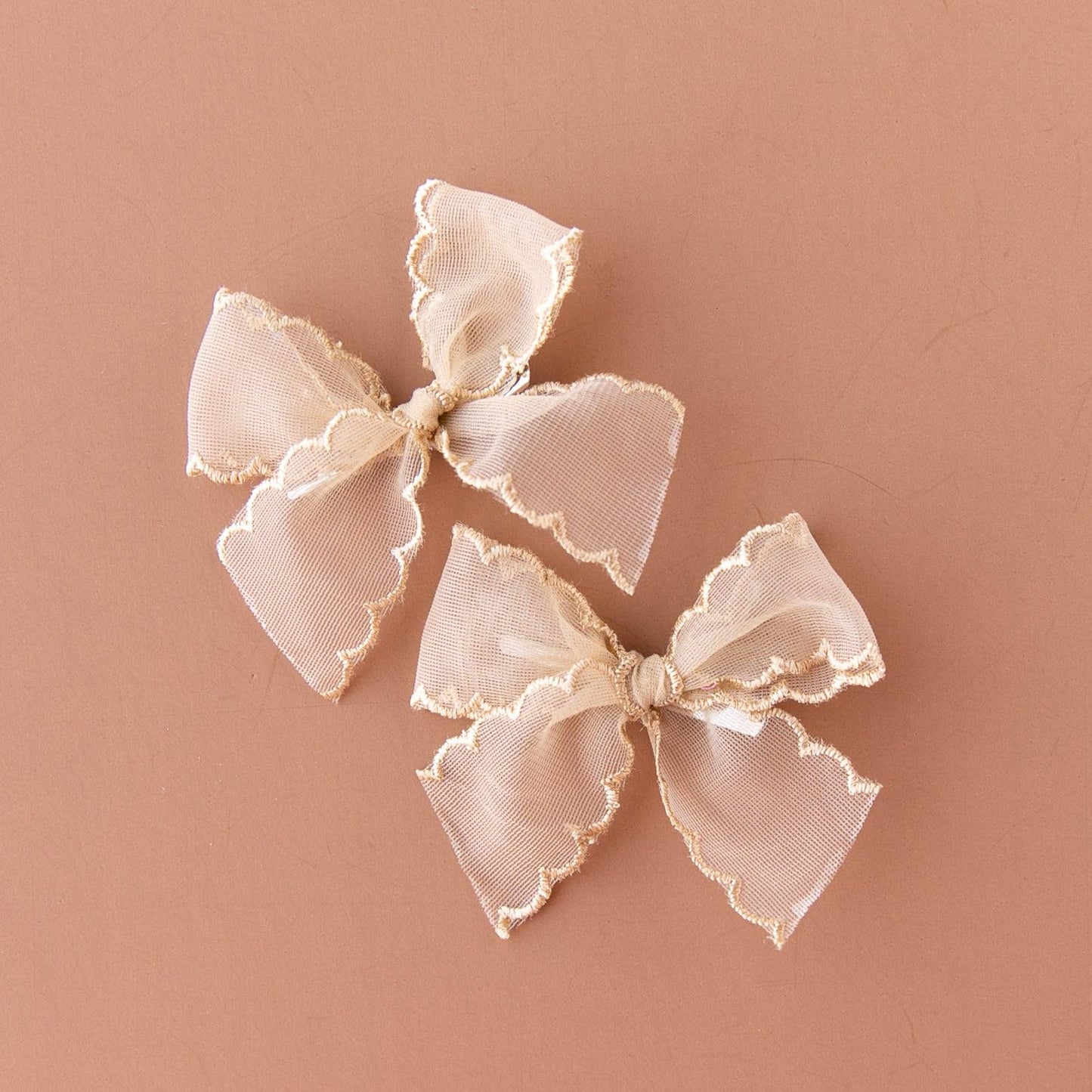 Fawn | Pigtail Set - Ribbon Bow