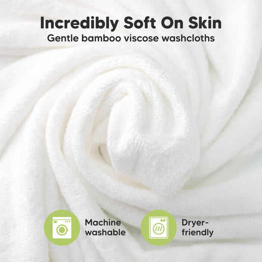 6-Pack Baby Wash Cloths - Dove