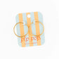 Pip Pop Post - Endless Hoop Thin Gold Earrings - Hypoallergenic, Girl Gift: Gold / 22 mm