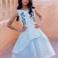 Amberlyn Dress in Ice Blue