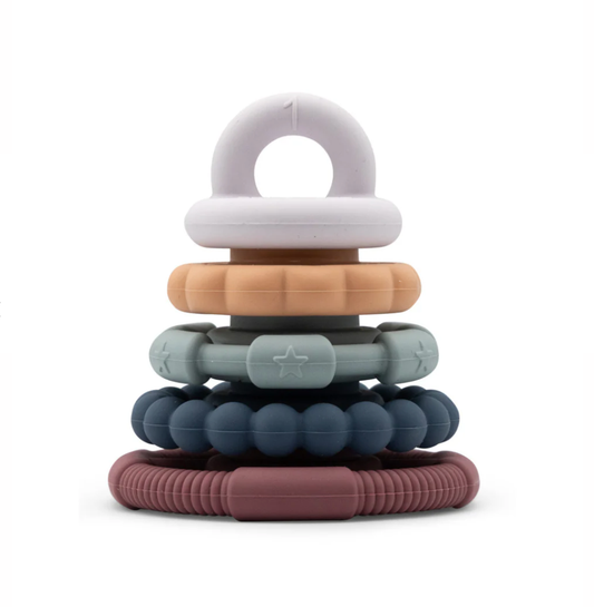 Rainbow Stacker Teether & Toy - Earth