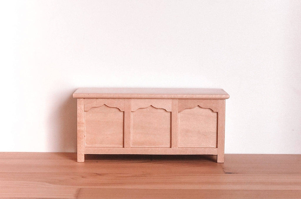 Macy Mae Dollhouse Designs - Dollhouse Blanket Chest | Natural Wood