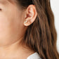Pip Pop Post - Diamond Crawler Stud Earrings - Hypoallergenic, Girl Gift