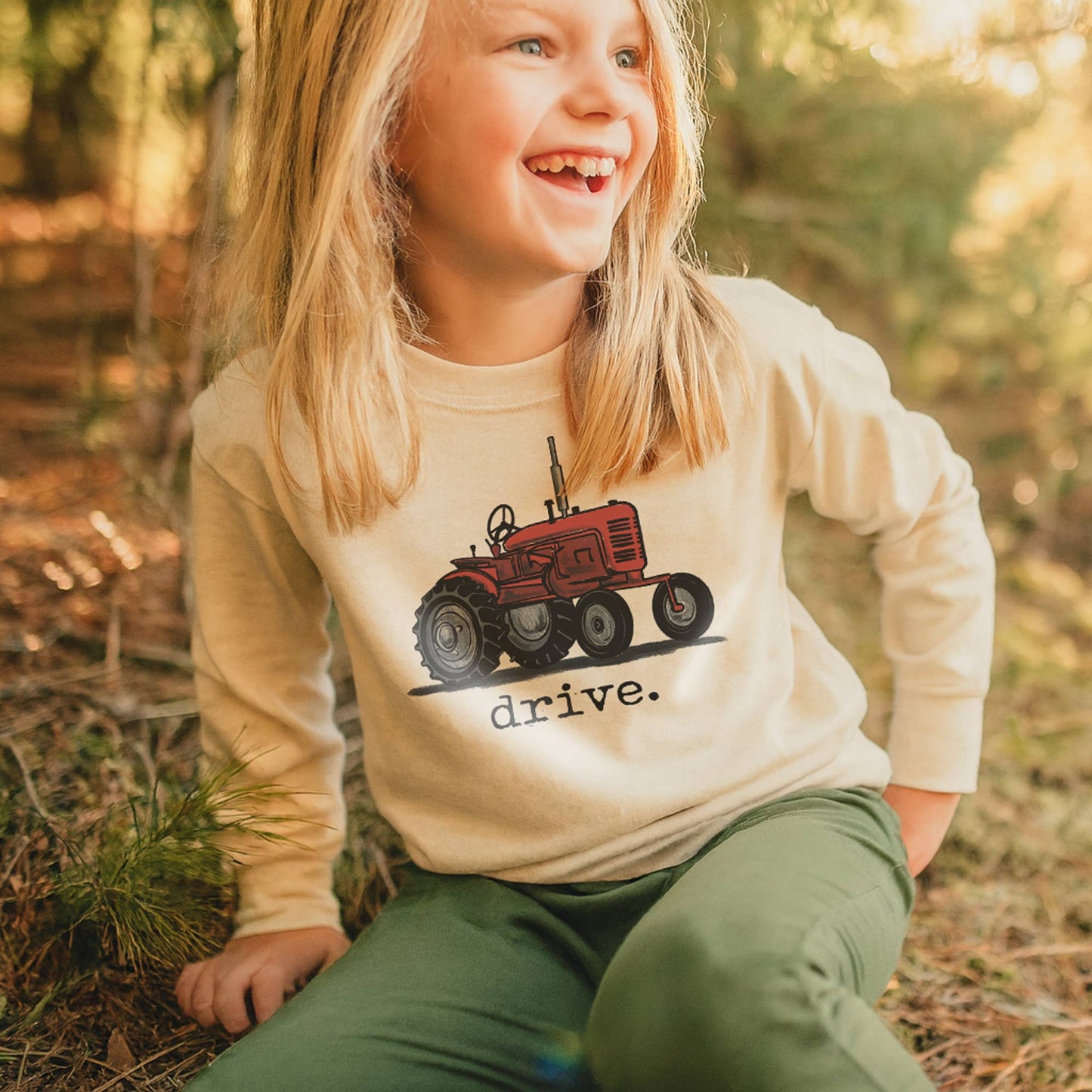 Drive Tractor Long Sleeve Tee