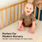 2pk Waterproof Crib Sheets - Ecru
