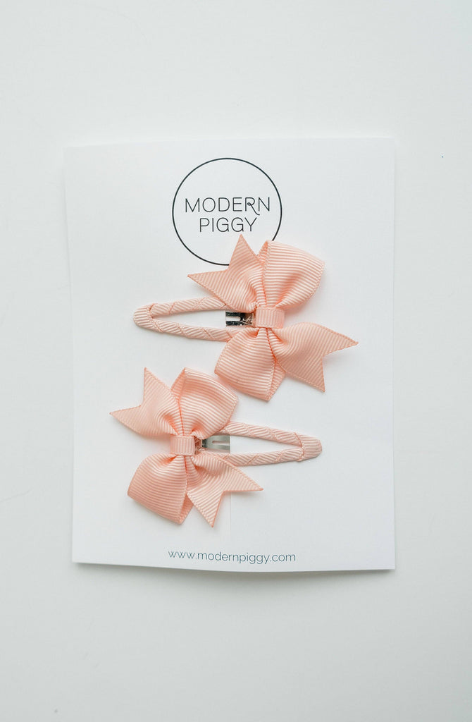 Peach | Snap Clip Set