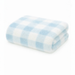 Phufy® Bliss Gingham Blanket, Cloud Blue