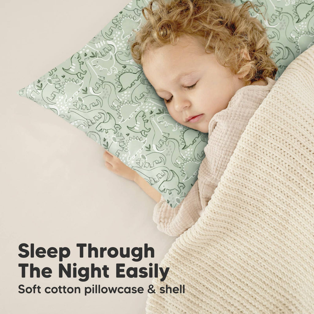 13X18 Toddler Pillow With Pillowcase - DinoDood