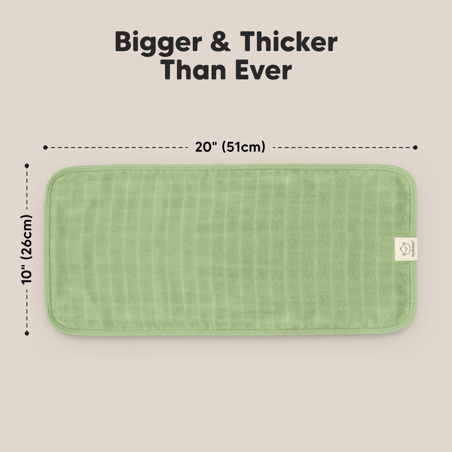 5pk Lumi Muslin Burp Cloths - Dew