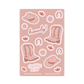 Pink Cowgirl Vinyl Stickers Sheet