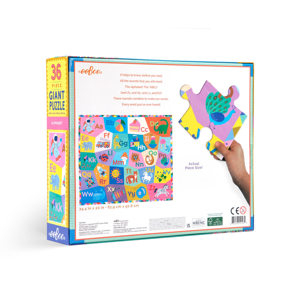 Alphabet 36 Piece Giant Puzzle