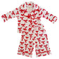 Red Bows / Organic Pointelle Lounge Set