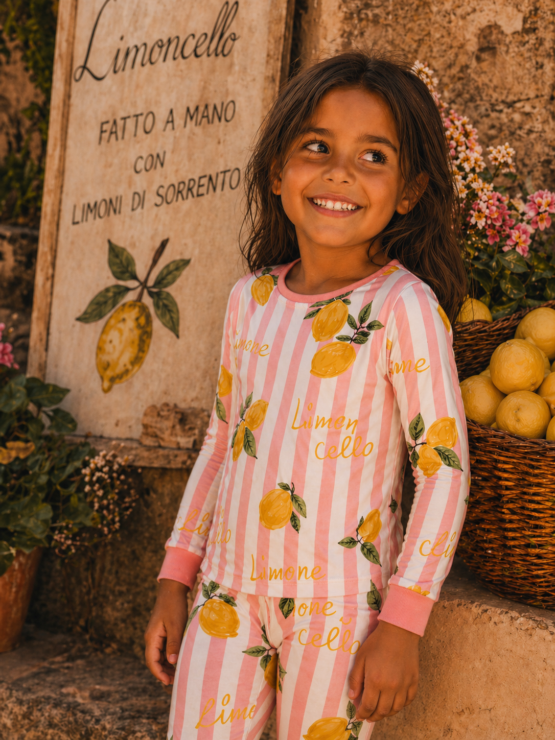 Lemon Amore Long Sleeve 2-Piece Set