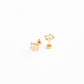 Pip Pop Post - Cat Stud Earrings - Hypoallergenic, Flat Back, Girl Gift