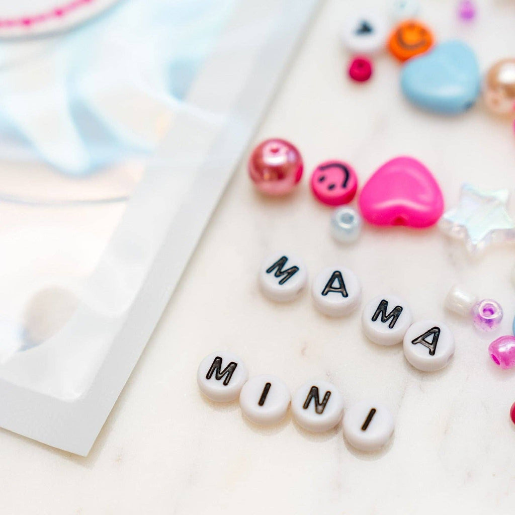 Little Stacks - Mama and Mini Stack Hot Pink Letters