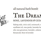 Gnat and Bee - The Dreamer | Natural Bath Bomb
