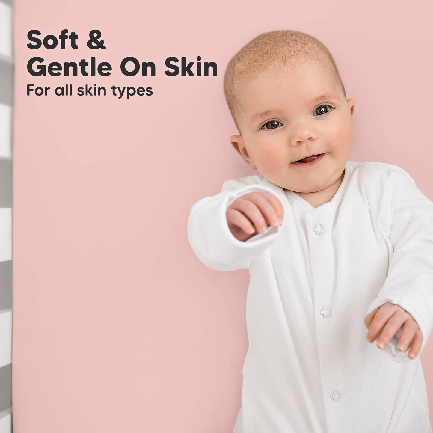 2-pack Organic Cotton Fitted Crib Sheet - Rose