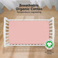 2-pack Organic Cotton Fitted Crib Sheet - Rose