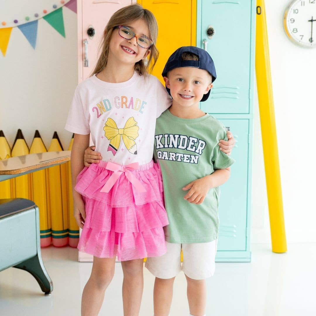 Raspberry Bow Tiered Tutu