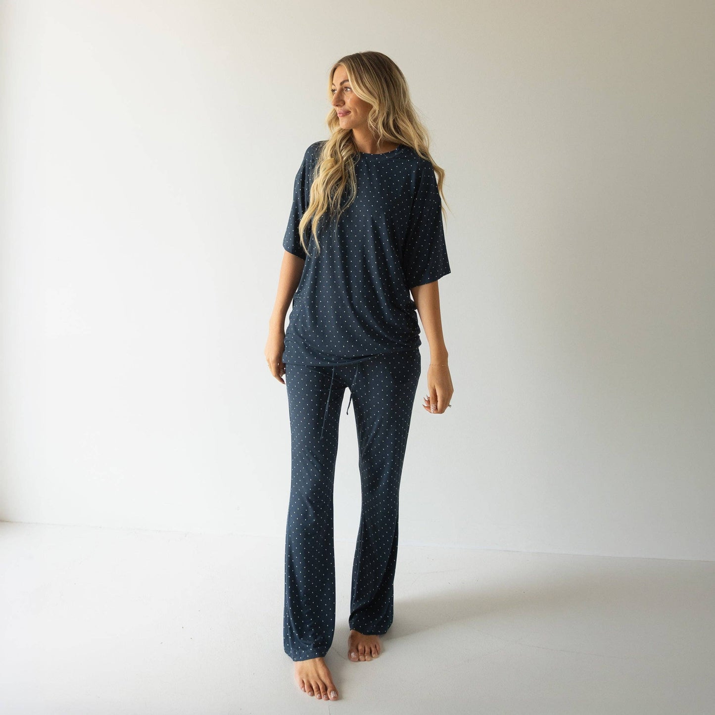 Short Sleeve Women's Bamboo Lounge Set | Emery