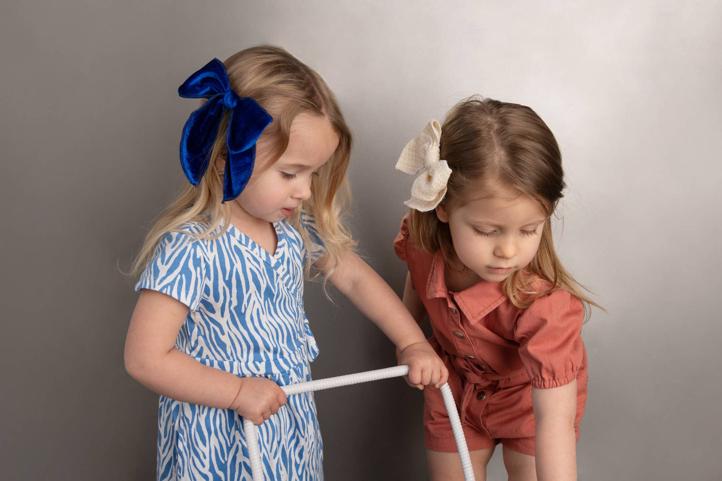 Drapey Velvet Long Tail Bow
