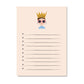 List Queen Brunette Notepad