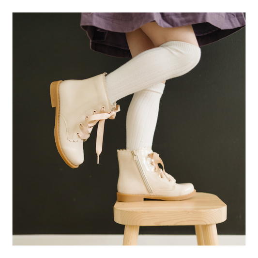 Josephine Cream Boots