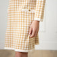 Organic Houndstooth Sweater Dress