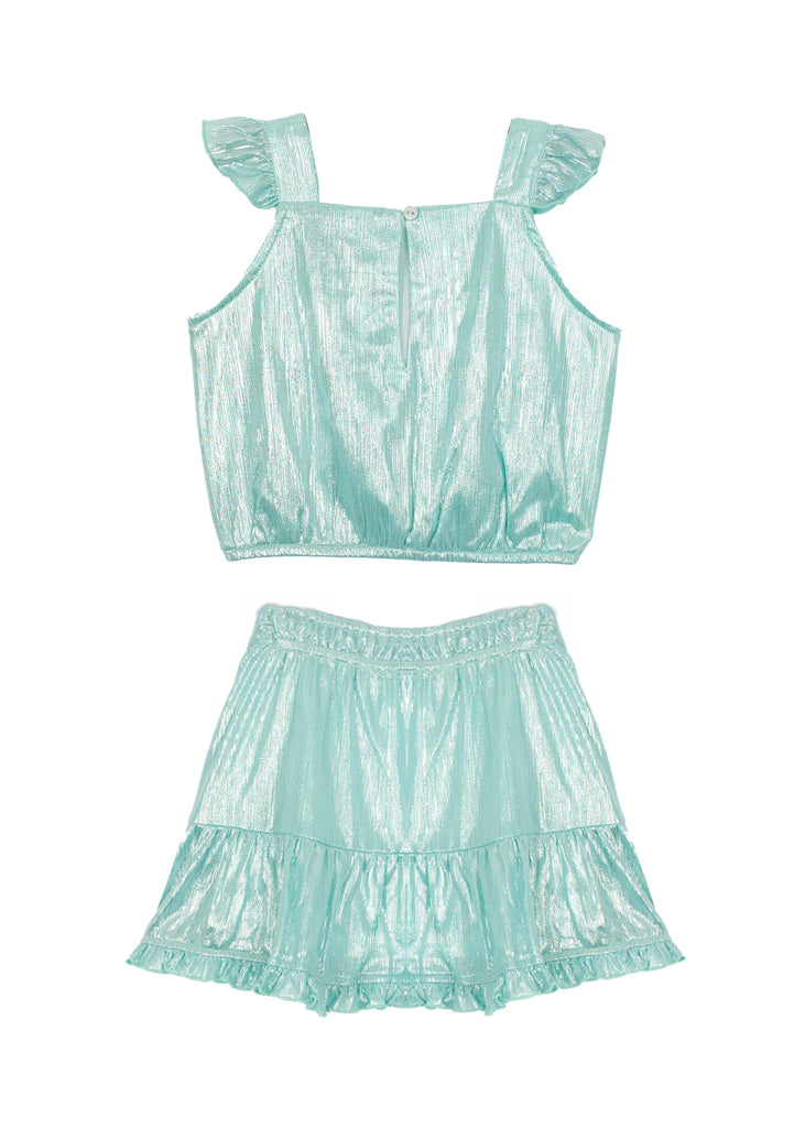 Aqua Two-Piece Set