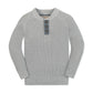 Organic Gray Sweater Henley