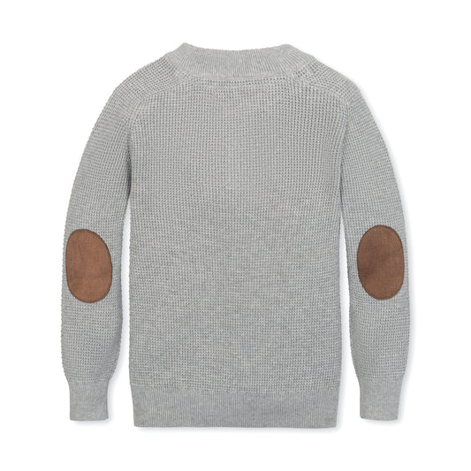 Organic Gray Sweater Henley