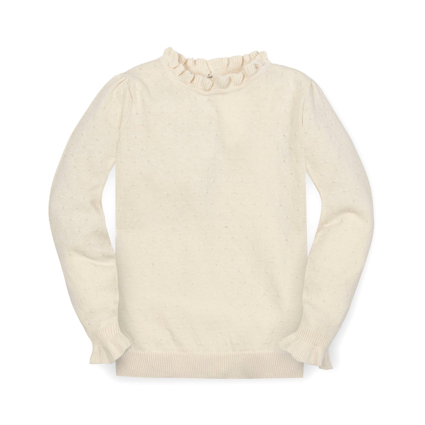 Organic Ivory Dot Sweater