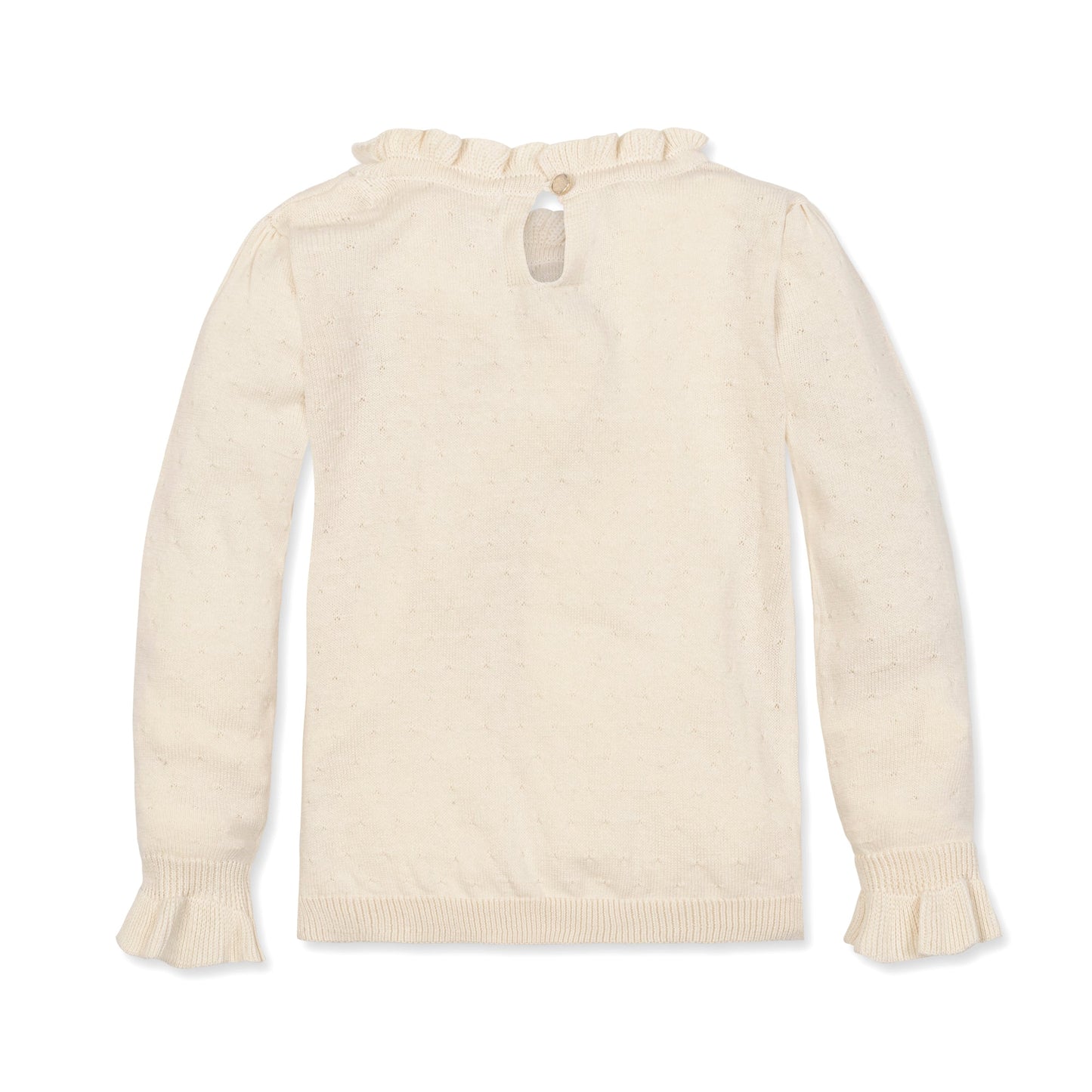 Organic Ivory Dot Sweater