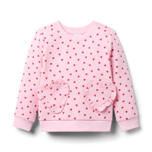 Hearts Pocket Sweatshirt
