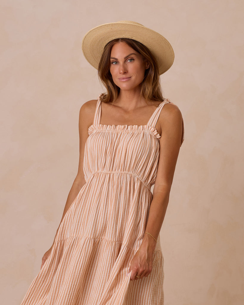 Women's Delphina Dress - Grapefruit Stripe