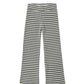 Flare Rib Knit Pant Midnight Stripe