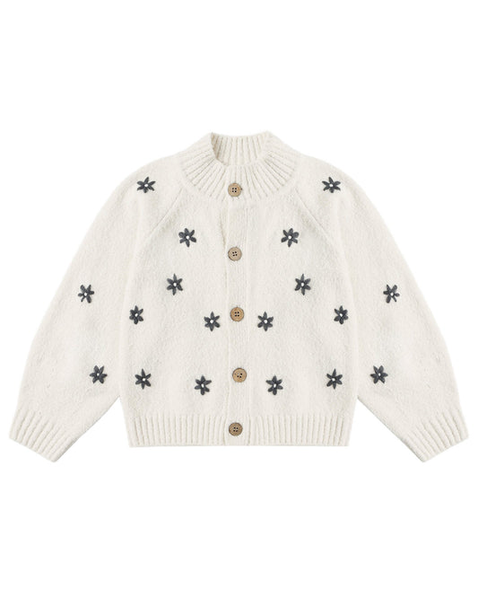 Tulip Cardigan Midnight Daisy