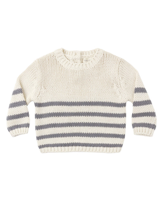 Rex Sweater- Slate Stripe