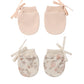 No Scratch Mittens Set- Dusty Rose
