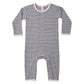 Ribbed Jumpsuit- Slate Microstripe