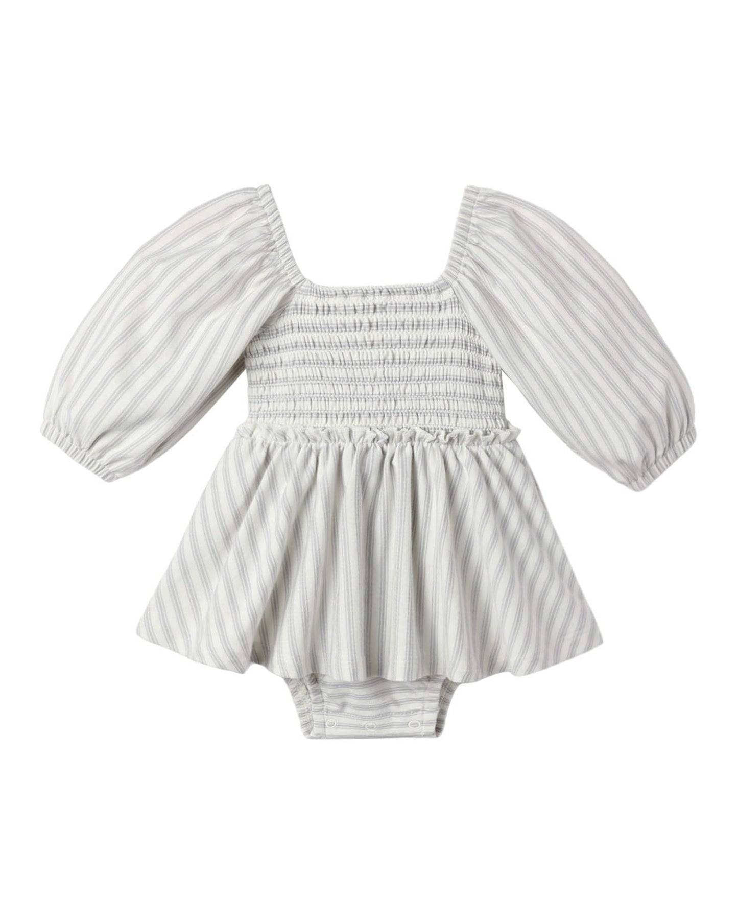 Lainey Romper- Cloud Stripe