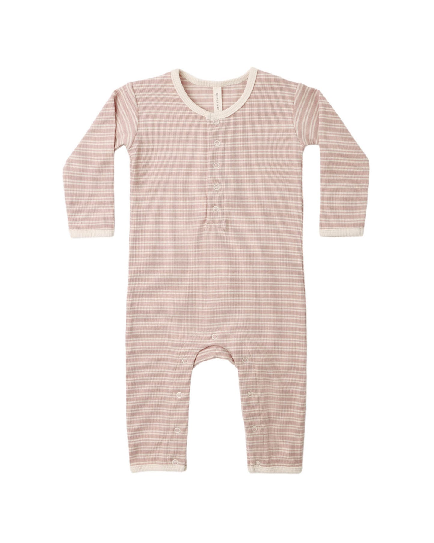 Ribbed Jumpsuit- Dusty Rose