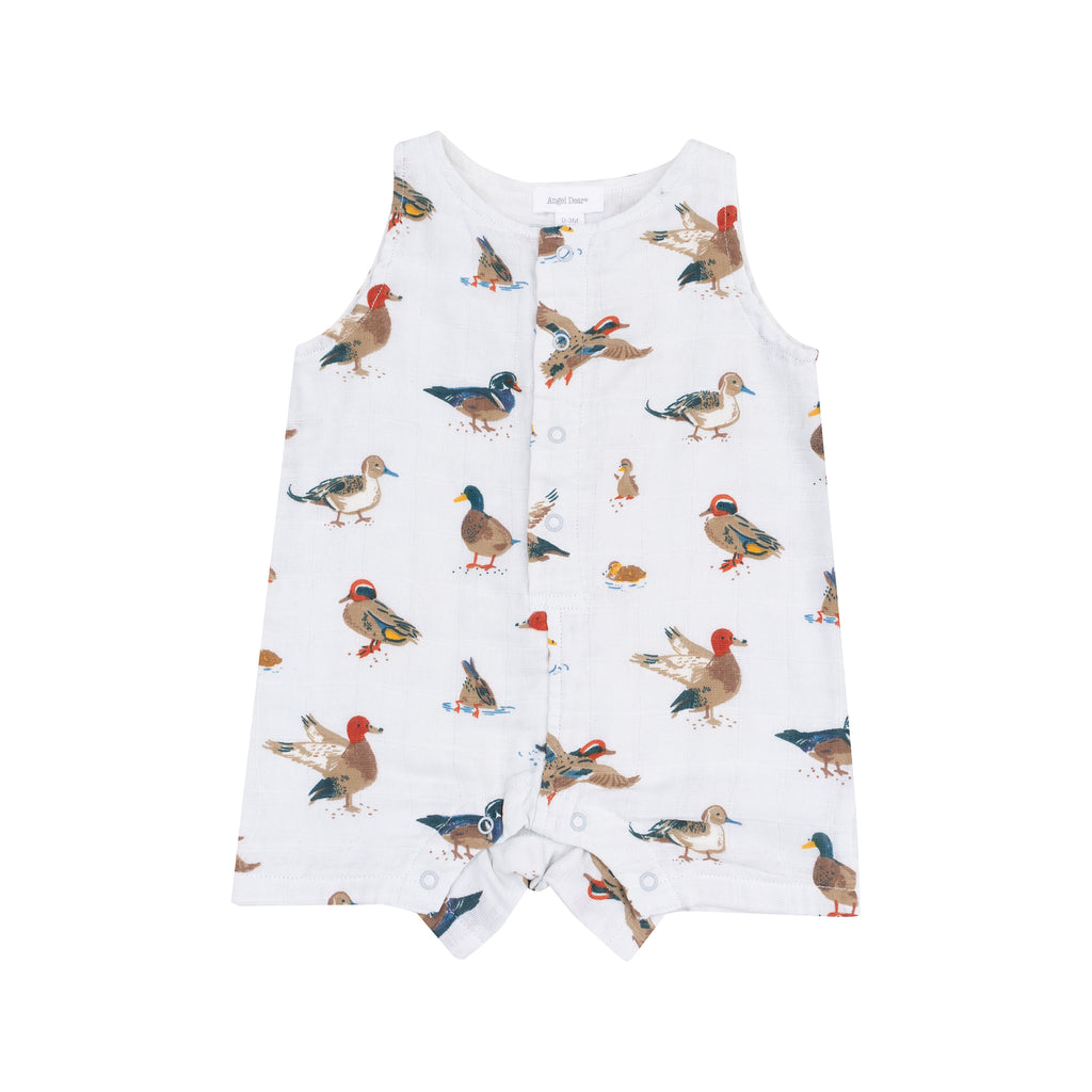 Ducks - Sleeveless Shortie Romper